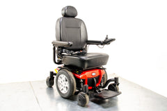 Pride Jazzy J600ES Used Electric Wheelchair Powerchair Indoor Outdoor Suspension Red