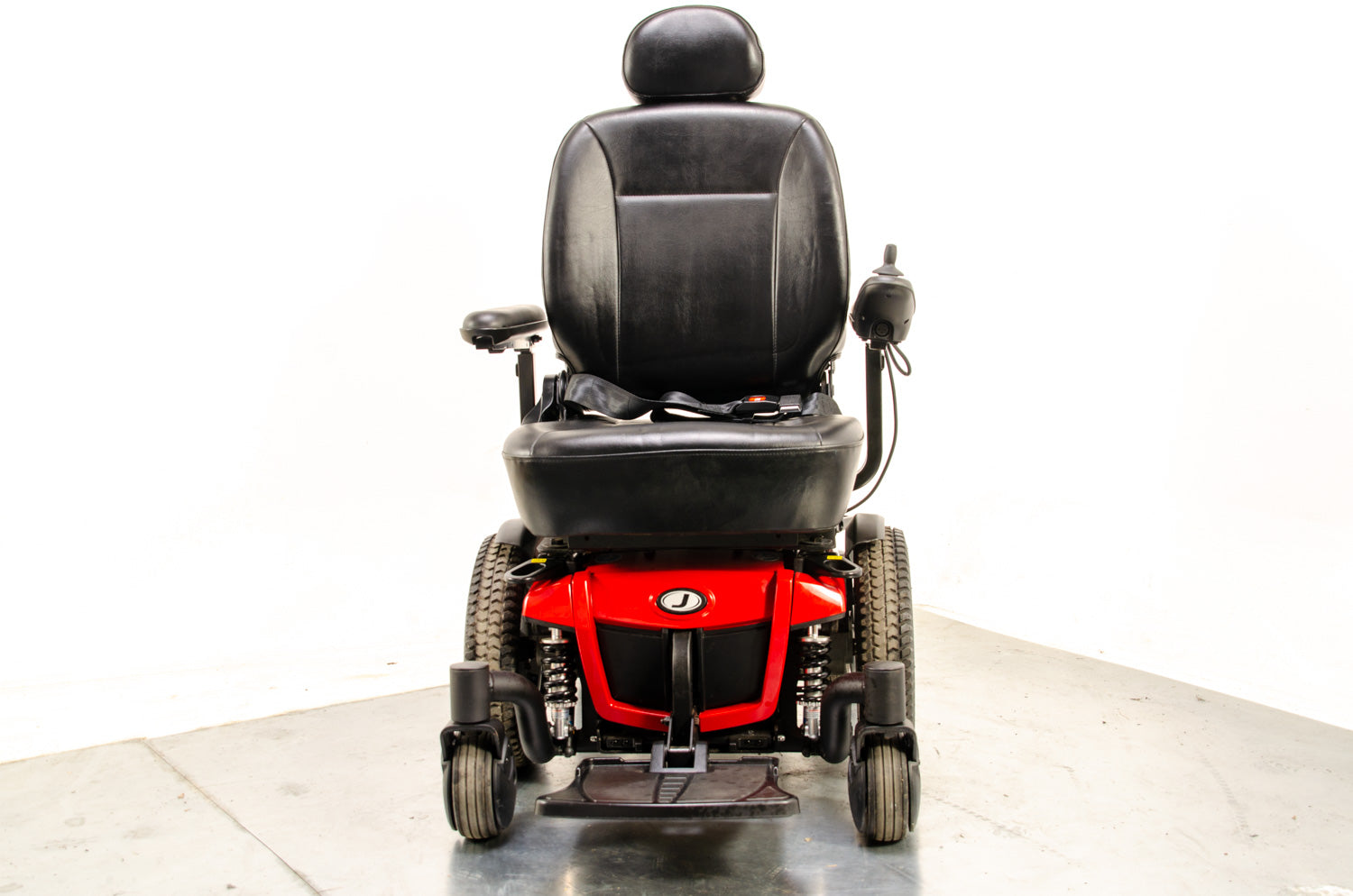 Pride Jazzy 600 ES Used Electric Wheelchair Powerchair Indoor Outdoor Suspension Red