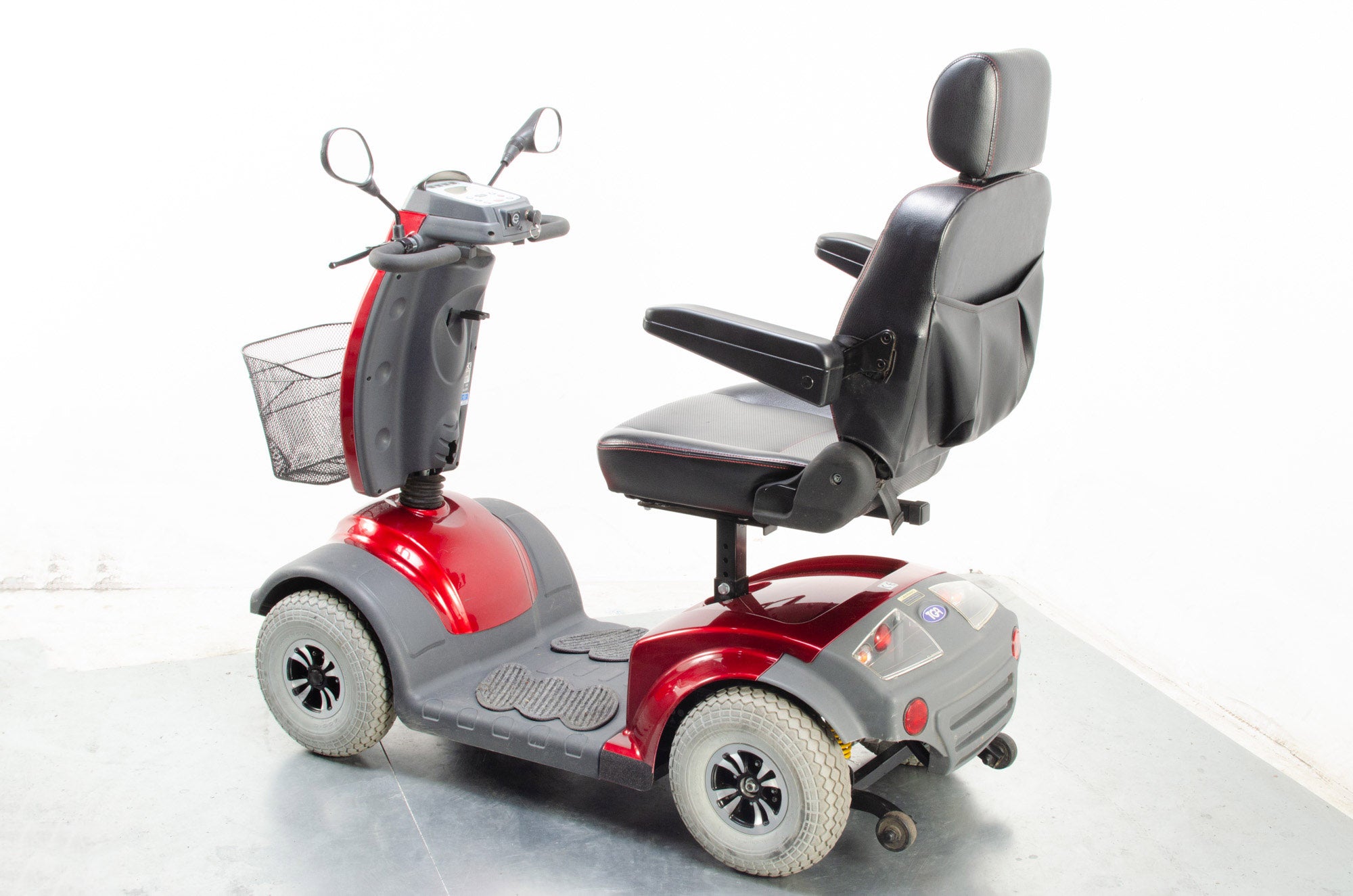 2015 TGA Mystere Electric Mobility Scooter 8mph Mid Size Comfort Red