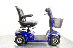 Invacare Leo Used Mobility Scooter Pavement Comfy Pneumatic Tyres Blue 13632