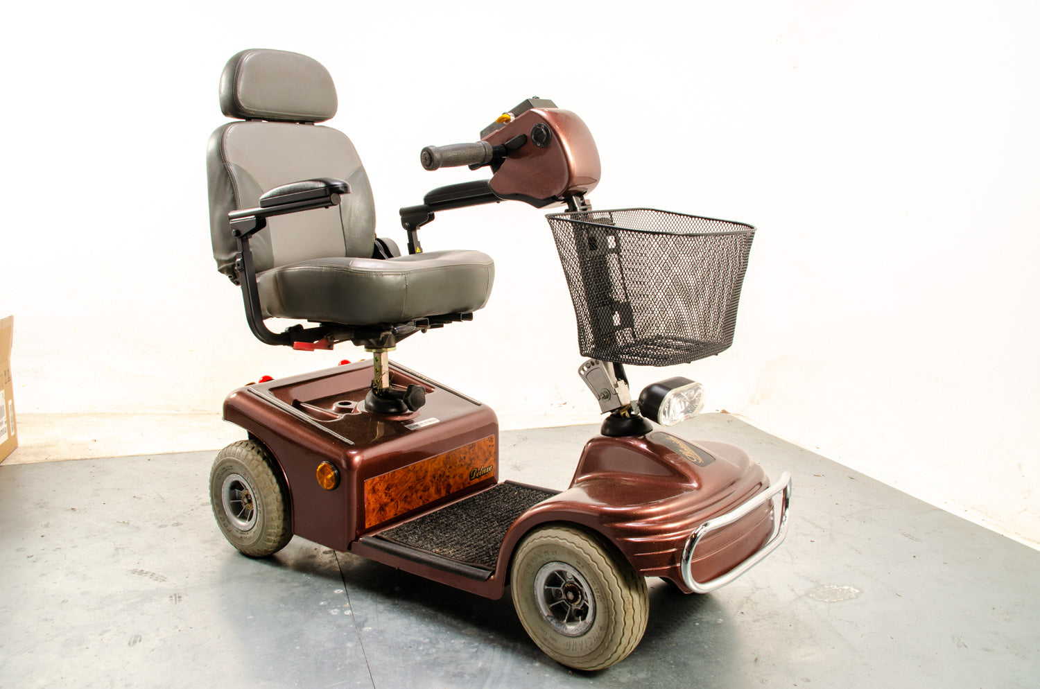 Shoprider Sovereign Used Mobility Scooter Comfy Pavement Roma Medical Brown