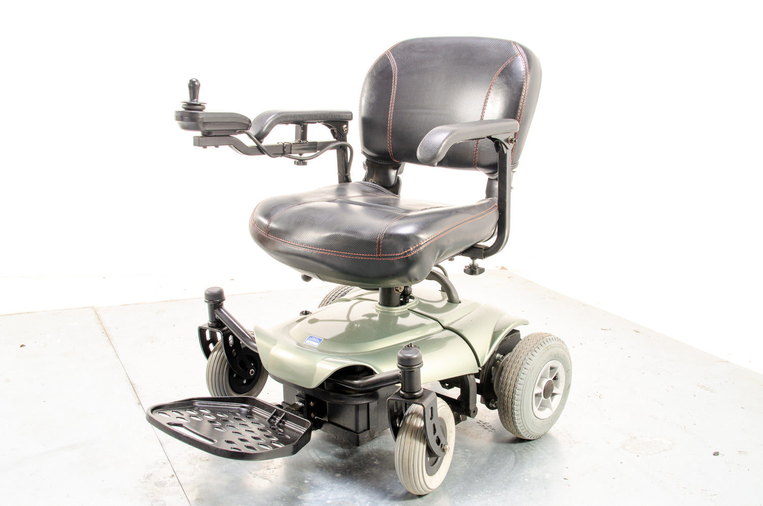 Kymco K-Chair Used Electric Wheelchair Powerchair Indoor Small Transportable Green