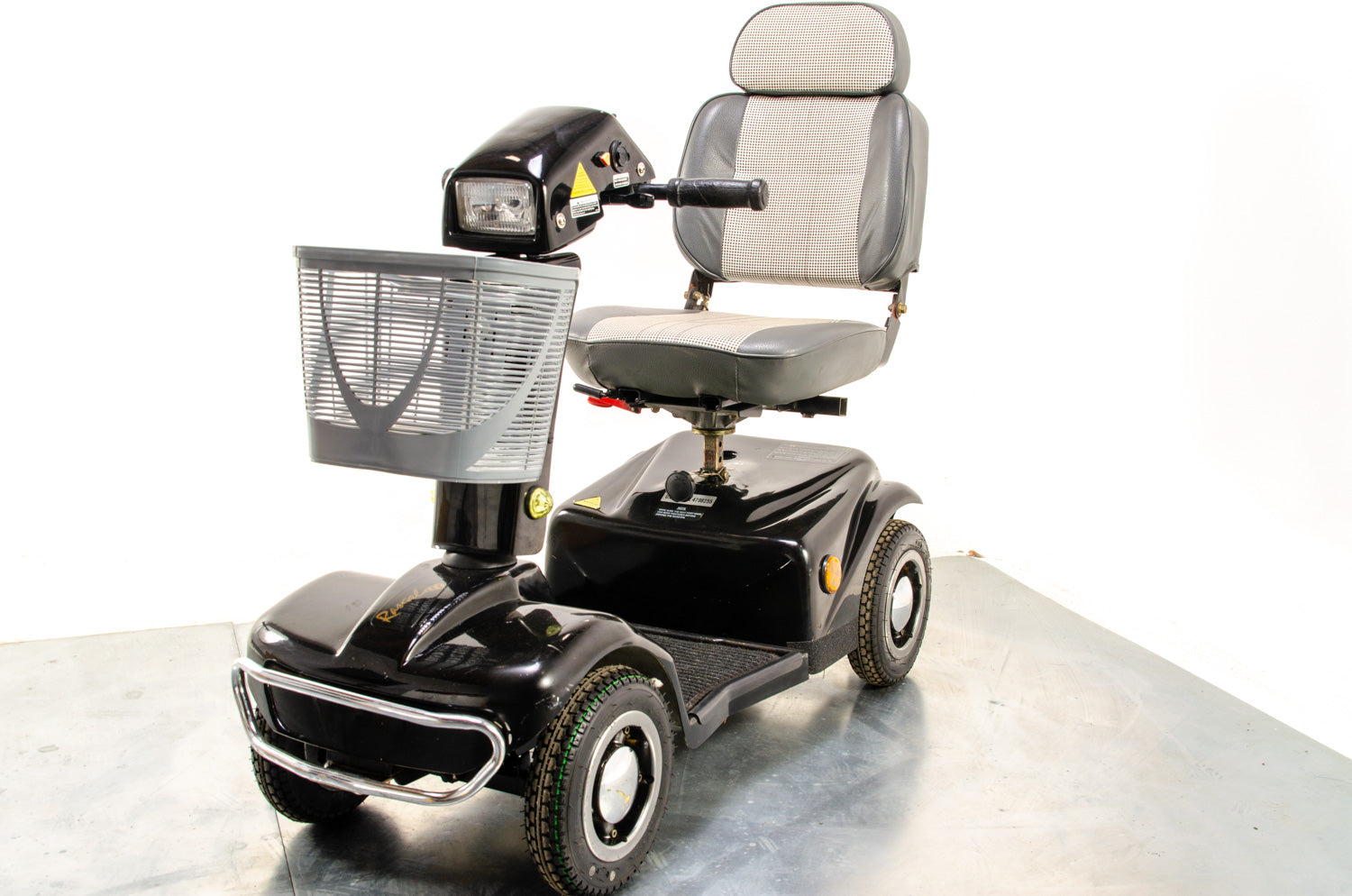 Rascal 388XL All-Terrain Used Electric Mobility Scooter 6mph Road Pavement Suspension Black 13481