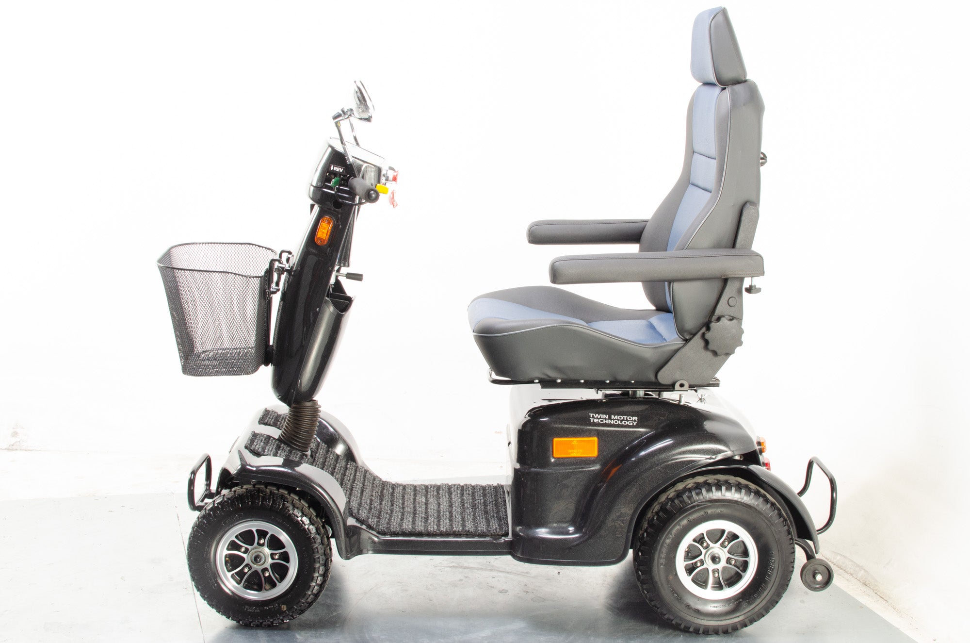 2019 Extreme + Dual motor Electric Mobility Scooter from Scooter Tech Large All Terrain Black