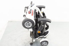 2018 TGA Minimo Plus 4 Compact Folding 4mph Electric Mobility Scooter in White