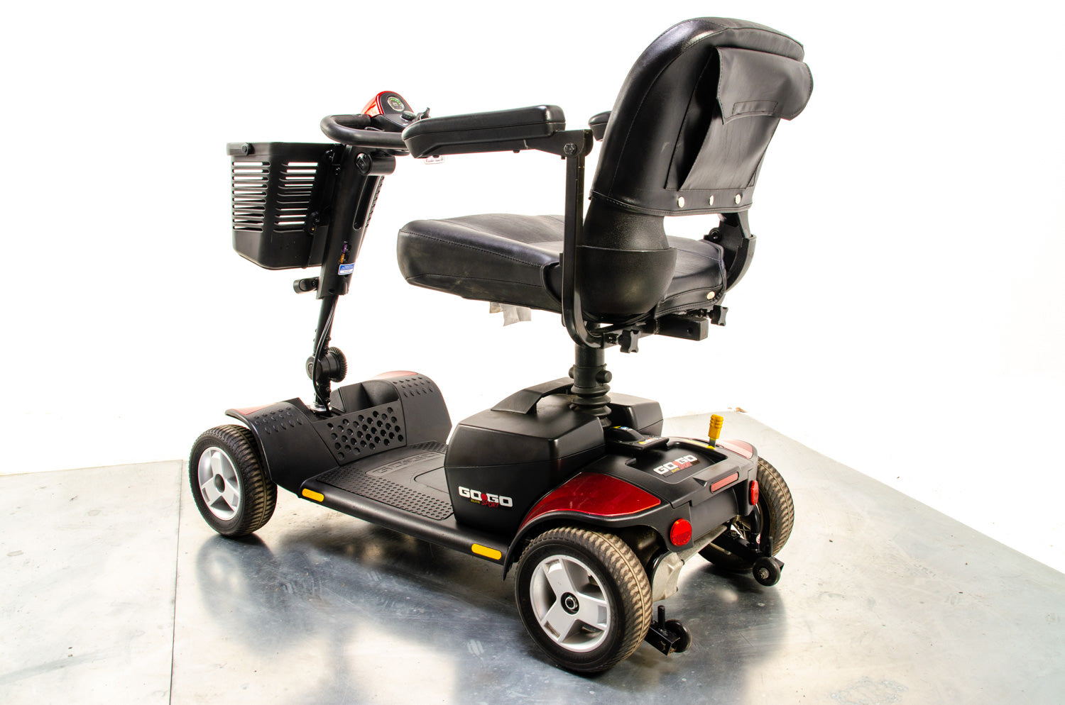 Pride Go-Go Elite Traveller Sport 4mph Mobility Boot Scooter in Red 13793