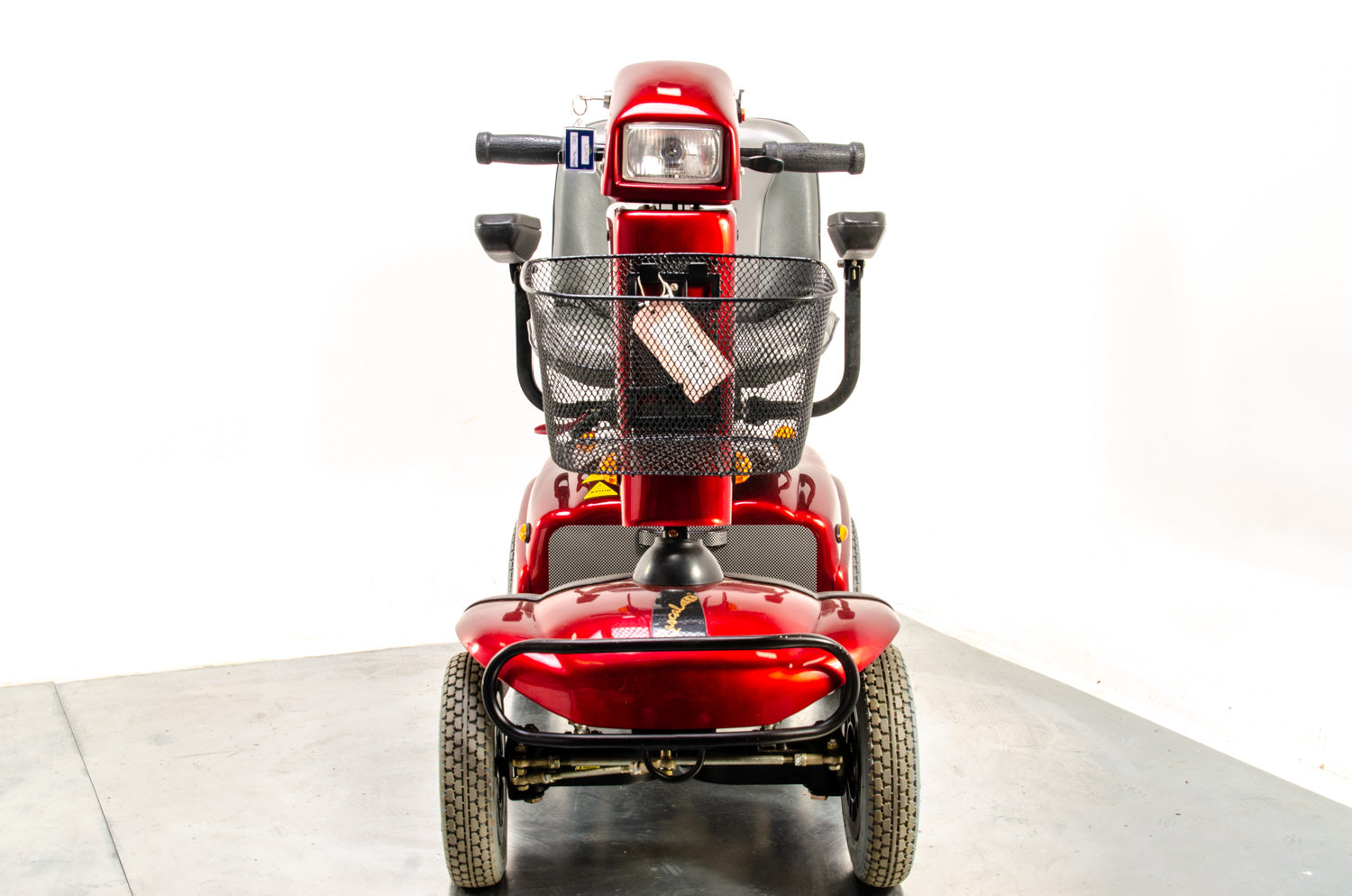 Rascal 388 All-Terrain Used Electric Mobility Scooter 6mph Road Pavement Suspension Red 03687