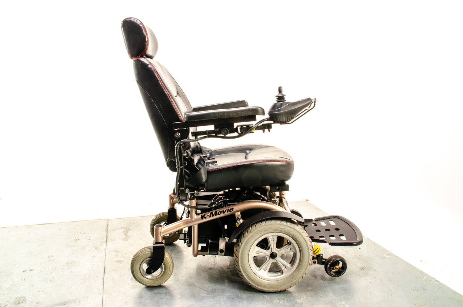 Kymco K-Movie FWD Electric Powered Wheelchair Captains Seat Comfy Metallic Mink