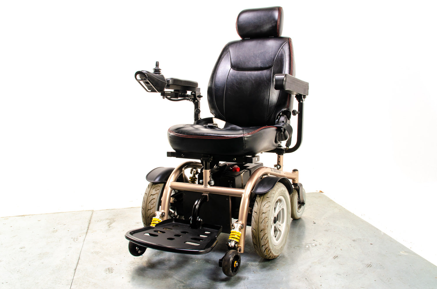 Kymco K-Movie FWD Electric Powered Wheelchair Captains Seat Comfy Metallic Mink