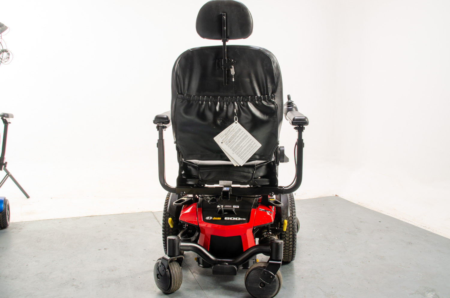 Pride Jazzy J600ES Used Electric Wheelchair Powerchair Indoor Outdoor Suspension Red 13781