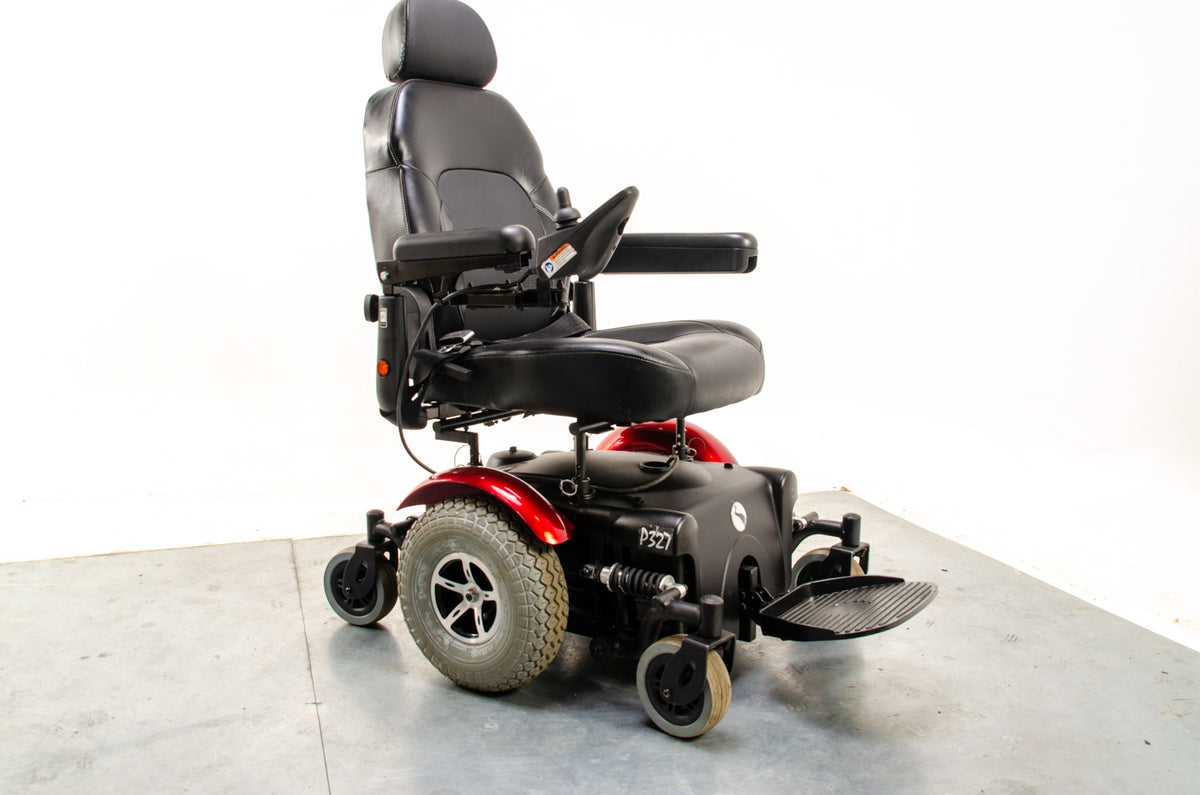 Rascal P327 Used Powerchair Electric Mobility Wheelchair Red 4mph MWD 13782