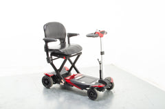 Monarch Smarti Used Remote Automatic Folding Mobility Scooter Travel Red