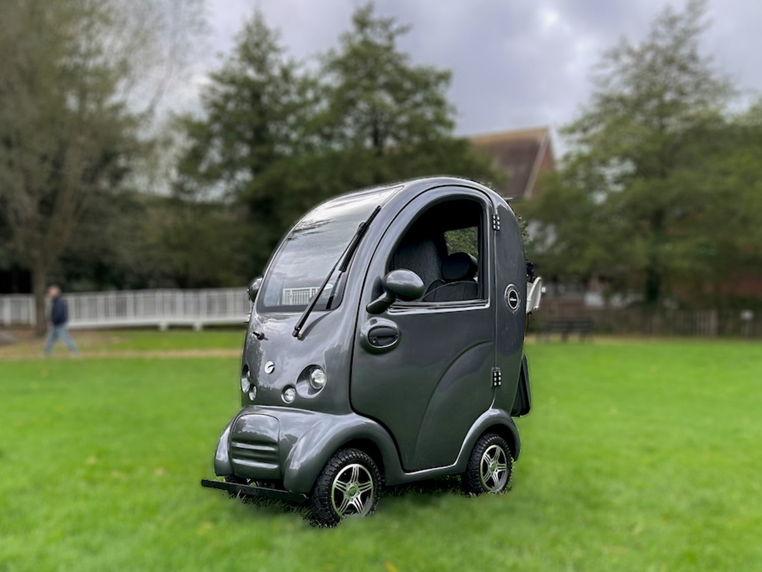 2021 Scooterpac Cabin Car MK2 8mph Covered Mobility Scooter Grey Road Legal