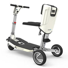 Moving Life ATTO Folding Electric Mobility Scooter Lightweight Lithium 4mph White