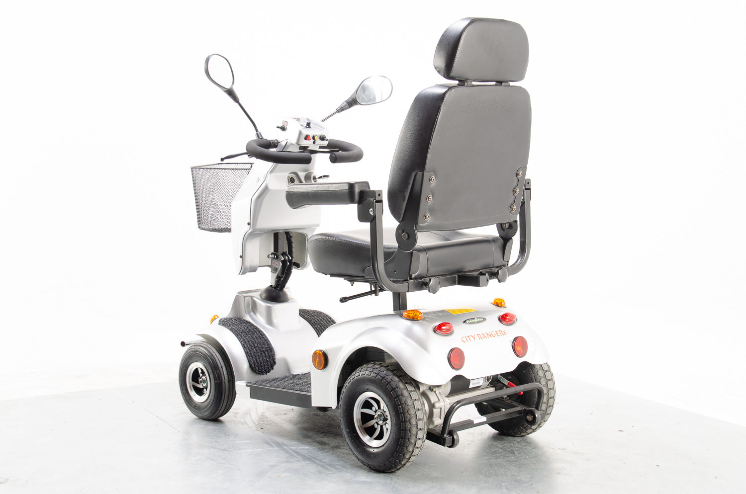 Freerider City Ranger 8 8mph Mid Size Mobility Scooter in Silver