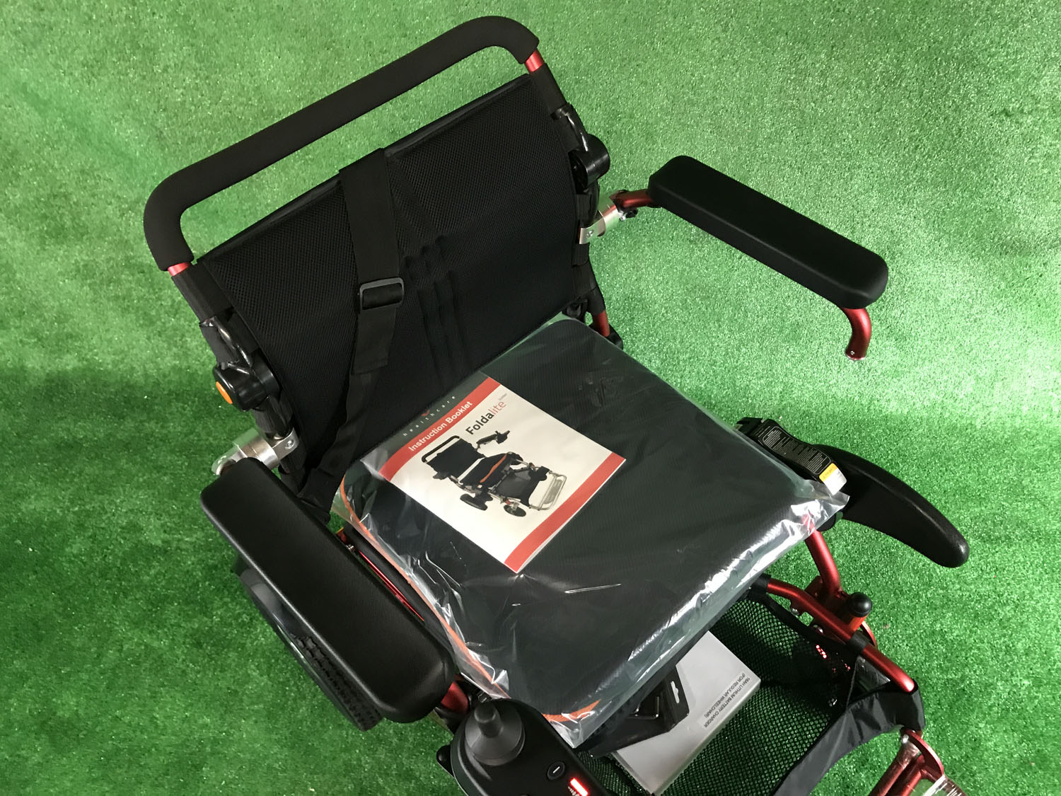 New Motion Healthcare Foldalite Trekker Folding Light Weight Powerchair - Electric Wheelchair