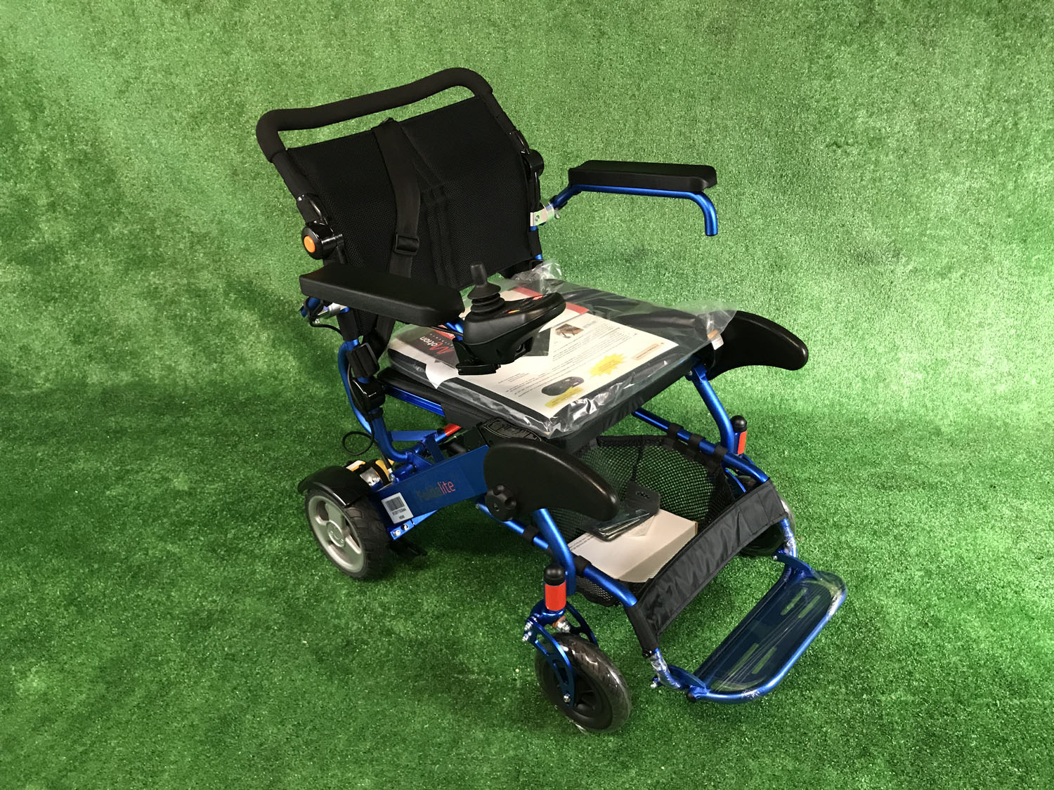 New Motion Healthcare Foldalite Pro Folding Light Weight Powerchair - Electric Wheelchair