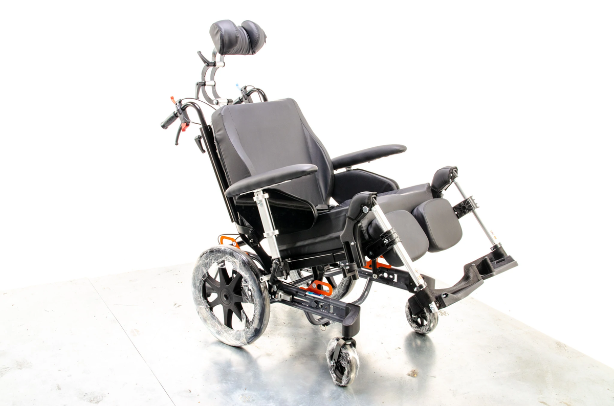 Ultimate Healthcare Gravity II Tilt in Space Attendant Manual Posture Wheelchair - Rea Azalea Clematis