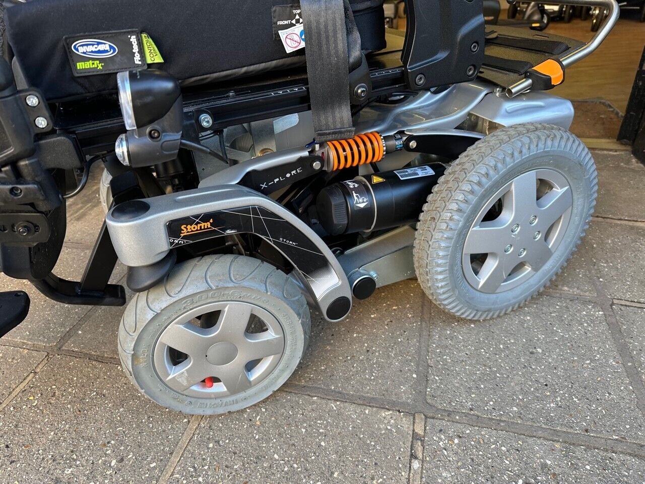 Invacare Storm X-plore 8mph Electric Wheelchair Powerchair All-Terrain Indoor Outdoor