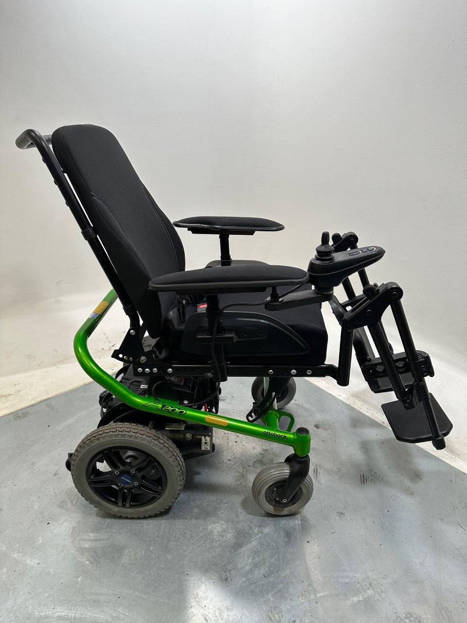 Ottobock A200 Powerchair Electric Wheelchair RWD Green All-Terrain